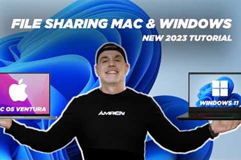 How to connect a Mac and Windows Computer 2023 Tutorial