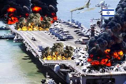 Terrible Moment,Israeli Largest Ship Carrying 2000 Jets & 100''s Ships Exploded By Iranian..