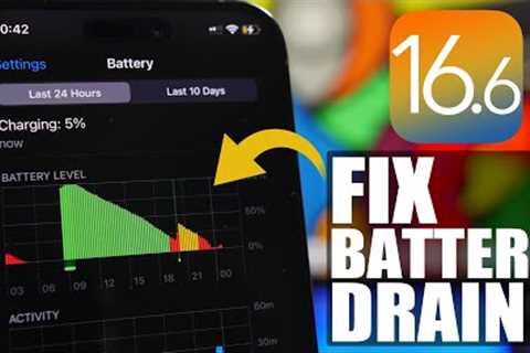 iOS 16.6 - Fix Battery Drain on iPhone !