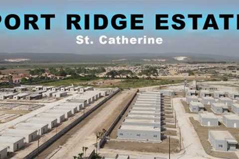 UPDATE!! DRONE VIEW OF PORT RIDGE ESTATE - CARIBBEAN ESTATE 2 #NewHomes #Realestate #Trending #fyp