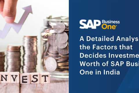 A Detailed Analysis of the Factors that Decides Investment Worth of SAP Business One in India