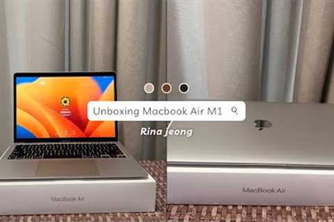 💻 Macbook air m1(silver) unboxing in 2023🍎| MacBook air 2023🌷