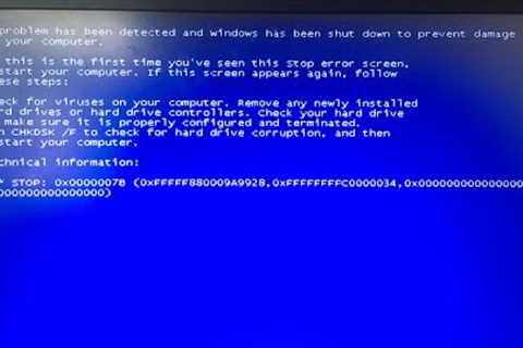 My Laptop is Restarting with Startup Blue Screen :: Solution