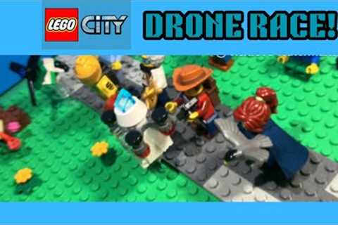 The LEGO City DRONE RACE!