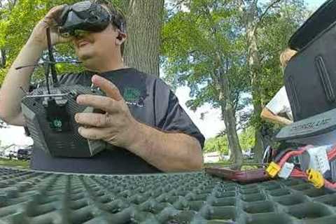FPV with explosions and a lady tries to kick my drone #mrcrowleyandhisdrone
