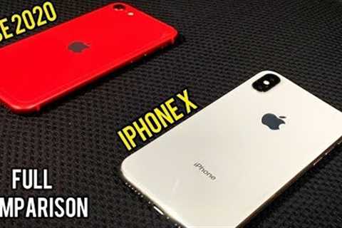 iPhone X vs iPhone SE 2 🔥 iPhone X Vs iPhone SE 2 Camera Test | Speed | Battery
