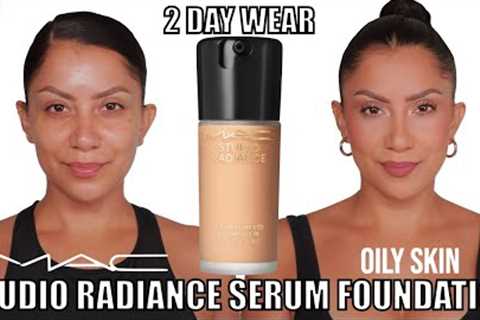 2 DAY WEAR *new* MAC STUDIO RADIANCE SERUM FOUNDATION + *oily skin* | MagdalineJanet