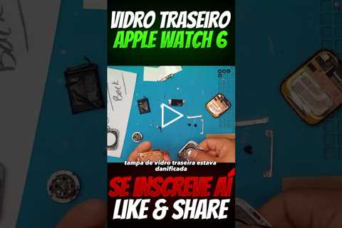 Meu Apple Watch não carrega! Apple Watch vidro quebrado | Troca de Vidro Apple Watch Series 6