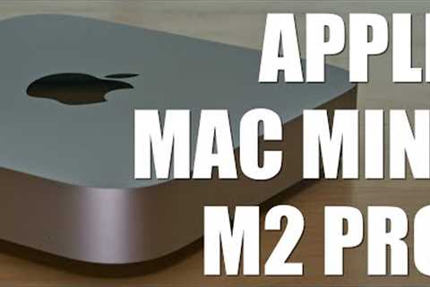 Unboxing the Apple Mac Mini M2 PRO