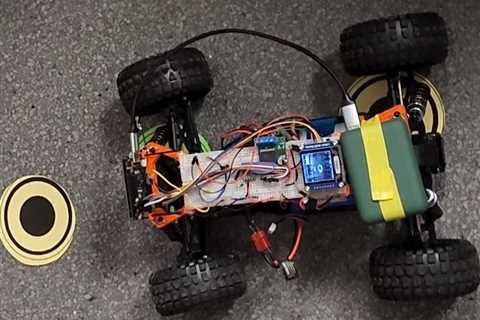 This converted RC car uses a Portenta H7 to drive itself