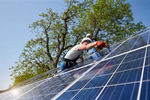 Installation of solar panels Flower Mound, TX