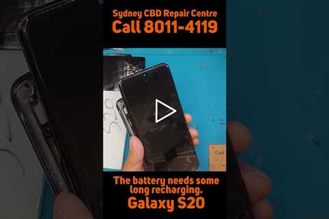 Of course, the battery's drained... [GALAXY S20] | Sydney CBD Repair Centre #shorts