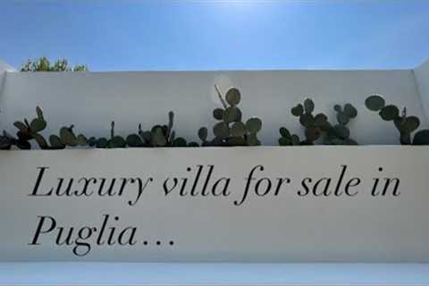 4 bedroom luxury villa with pool for sale in Puglia, Southern Italy