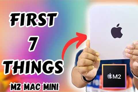 First 7 Things to Do in New Mac Mini/Macbooks !🔥