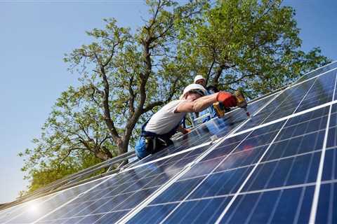 Installation of solar panels Dallas, TX