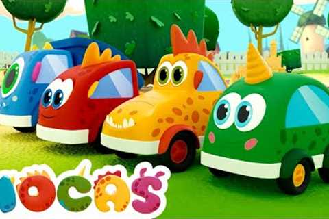 Sing with Mocas - Little Monster Cars! The Ants Go Marching song for babies & more songs for..