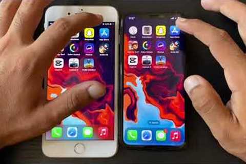 iPhone 8 Plus vs iPhone X -  Speed Test Which IS BETTER IN 2023