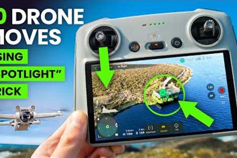 10 DRONE MOVES Using EASY TRICK To Look Like A PRO | DJI Mini 3 Pro Tips For Beginners