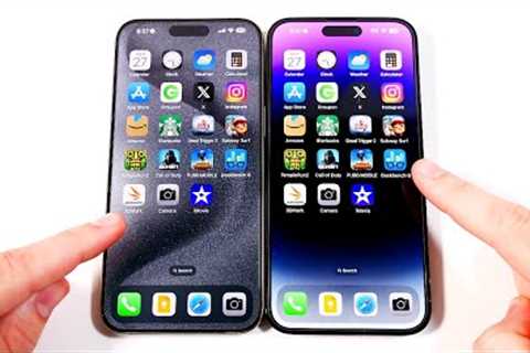 iPhone 15 Pro Max vs iPhone 14 Pro Max Speed Test