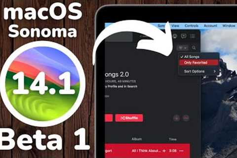 macOS Sonoma 14.1 Beta 1 - What''s new?
