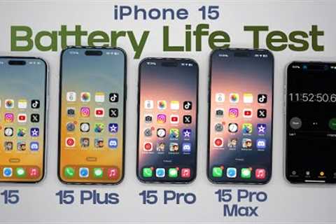 iPhone 15 (All Models): Battery & Heat Test! *Shocking Results*