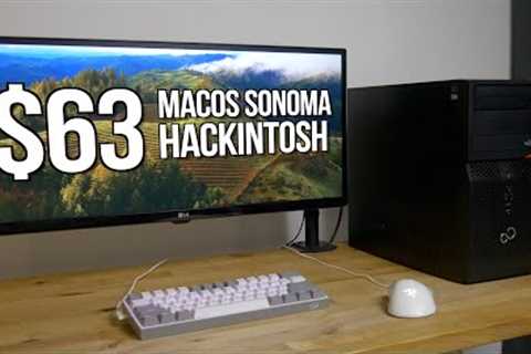 Cheap $63 MacOS Sonoma Hackintosh with Dedicated GPU