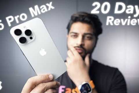 iPhone 15 Pro Max MY HONEST Review After 20 Days |  Not For Everyone | Mohit Balani