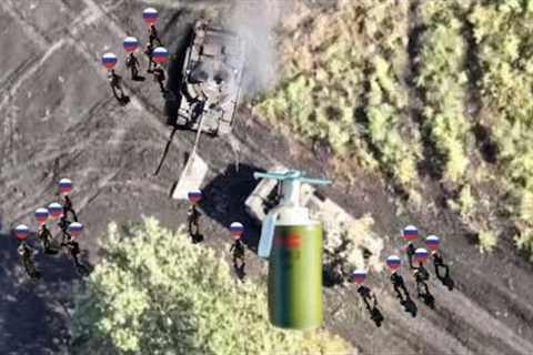 Horrifying Moment How Ukraine Drone Cripple 320 Russian Forces In Bakhmut