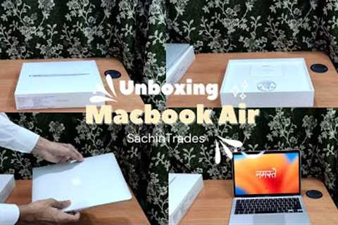 Macbook Air M1 (Silver) Unboxing + Setup 2023