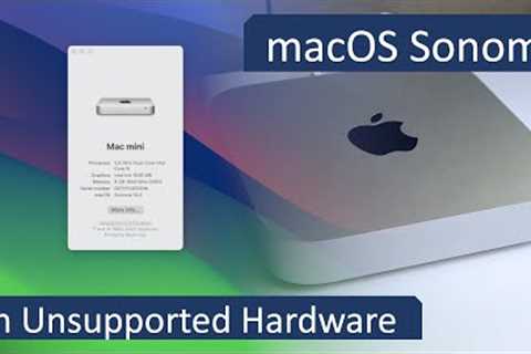 Install macOS Sonoma on unsupported models