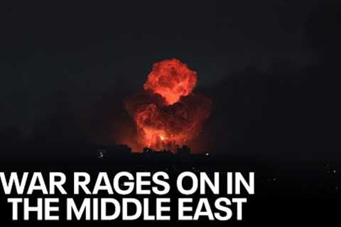 Israel-Hamas war: Latest footage
