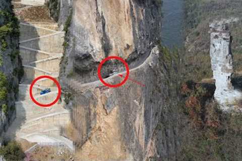 Amazing cliff roads | China’s natural wonders | China aerial photography