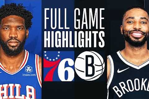 76ERS at NETS | FULL GAME HIGHLIGHTS | November 19, 2023