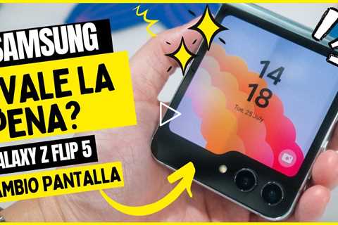 Cómo cambiar la pantalla frontal del Samsung Galaxy Z Flip 5
