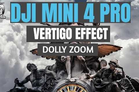 DJI Mini 4 Pro how to do vertigo effect (dolly zoom) #shaunthedrone