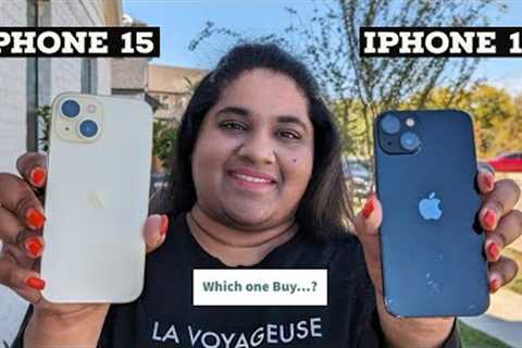 iPhone 15 vs iPhone 14 | Display | Camera | Battery full comparison in Telugu By PJ