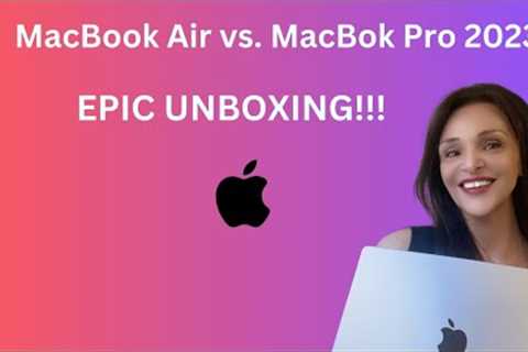 💻 MacBook Air vs. MacBook Pro 2023 Unboxing for Online Musicians  #musictechdigitalstudio