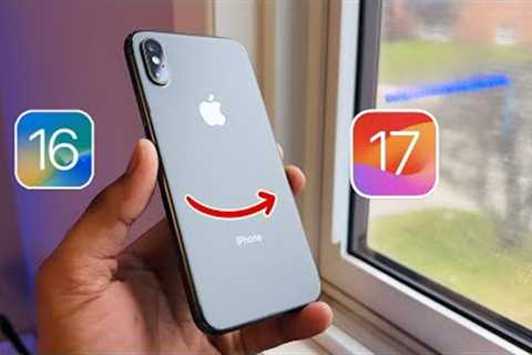iPhone X on iOS 17 - How to update iPhone X on iOS 17