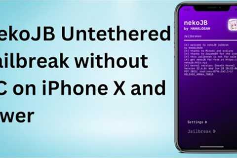 How to jailbreak iOS 15.0 to 15.7.1 (no computer) iPhone X and lower | NekoJB Public Beta Released