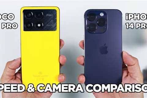 POCO X6 Pro vs iPhone 14 Pro SPEED TEST & CAMERA Comparison | Zeibiz