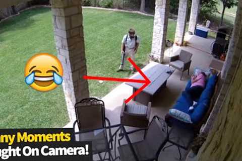 Funny Moments Caught On Security Cameras