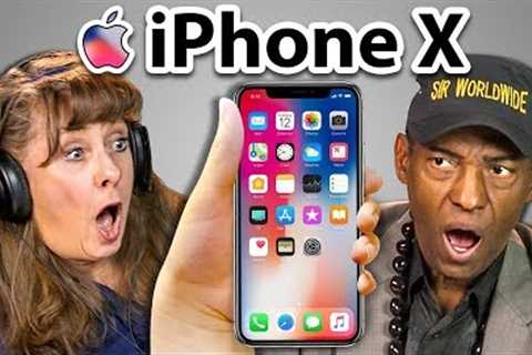 ELDERS REACT TO iPhone X and 8