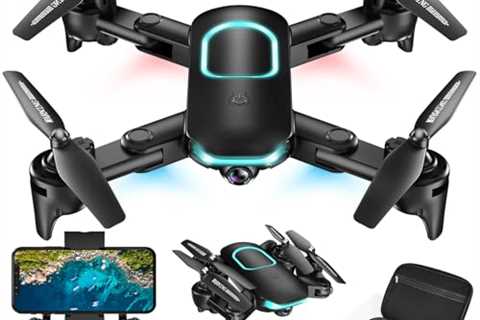 Foldable Drone with 1080P Camera - Red