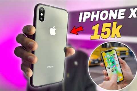 I Bought iPhone X in 2024🥵| Best Camera iPhone Under 15K..??