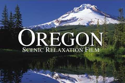 Oregon 4K Scenic Relaxation Film | Mount Hood Drone Video | Portland Oregon Aerial Footage