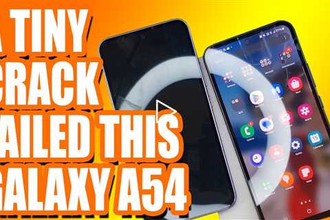 ONE CRACK AND IT'S DEAD! Samsung Galaxy A54 5G Screen Replacement | Sydney CBD Repair Centre