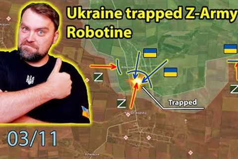 Update from Ukraine | Ruzzians were trapped in Robotine | Ukraine used new Weapons to ambush them