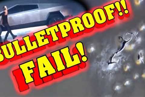 Bulletproof Cybertruck- BUSTED!! (and SpaceX Rocket Roadster)