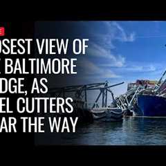 Baltimore Bridge News LIVE | Steel Cutter Crews Remove Debris Of Bridge From The Water | TN World