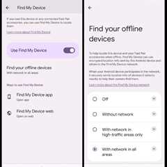 ❤ Android’s Find My Device network settings start going live for some users